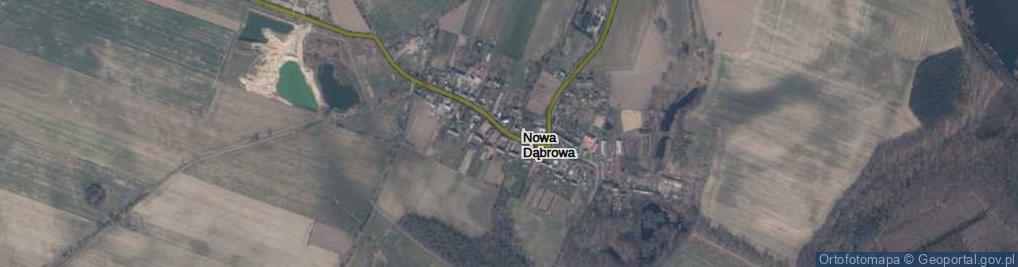 Zdjęcie satelitarne Nowa Dąbrowa ul.